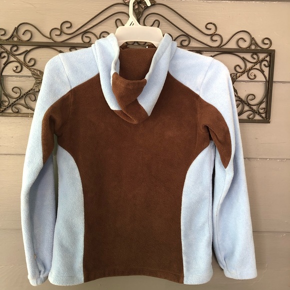 Columbia Fleece Large Light blue and brown - Picture 3 of 5